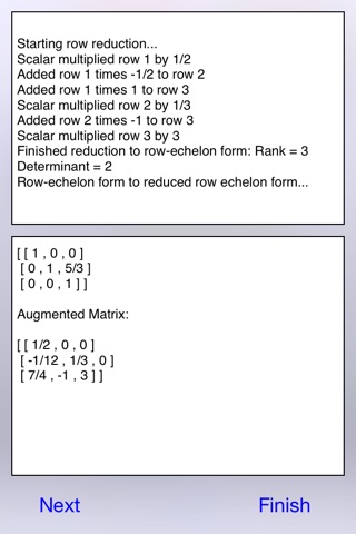 Touch Matrix Algebra screenshot 2