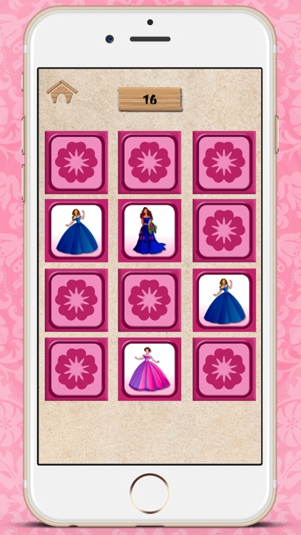 princesses memory: games for brain training for girls screenshot-0