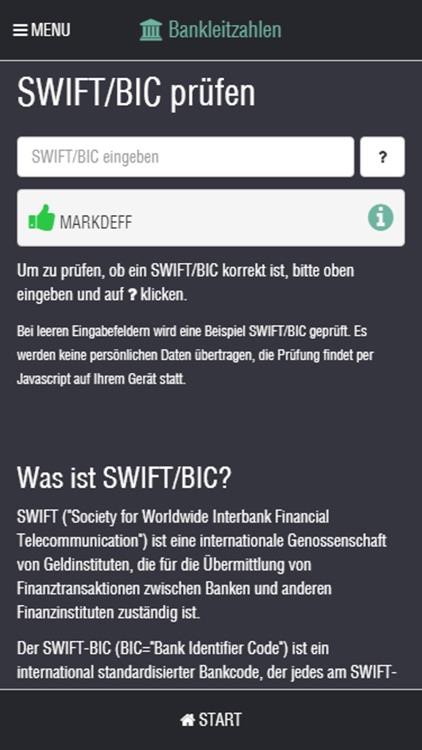 Bankleitzahl screenshot-3