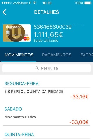 Unibanco Online screenshot 3