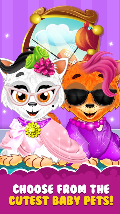 Little Girl Pet Fashion! Cute Dress-Up Spa & Salon