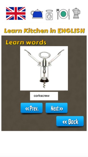 Learn Kitchen Words in English Language(圖2)-速報App