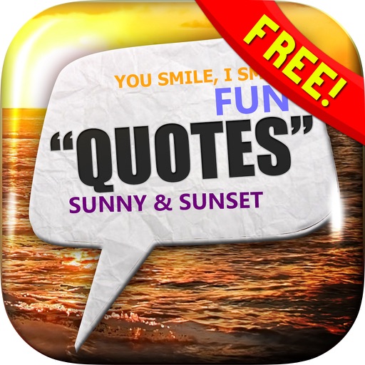 Daily Quotes Inspirational Maker “ Sunny & Sunset ” Fashion Wallpapers Themes Free icon