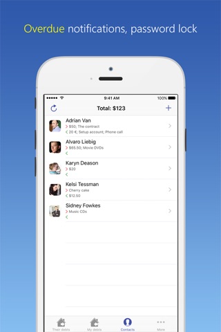 IOU - debt manager screenshot 4