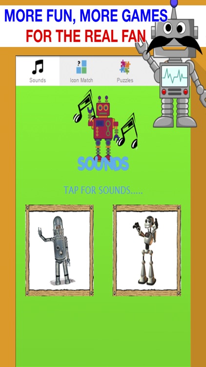 Fun Robot Games for Toddlers - Jigsaw Puzzles and Sounds screenshot-4