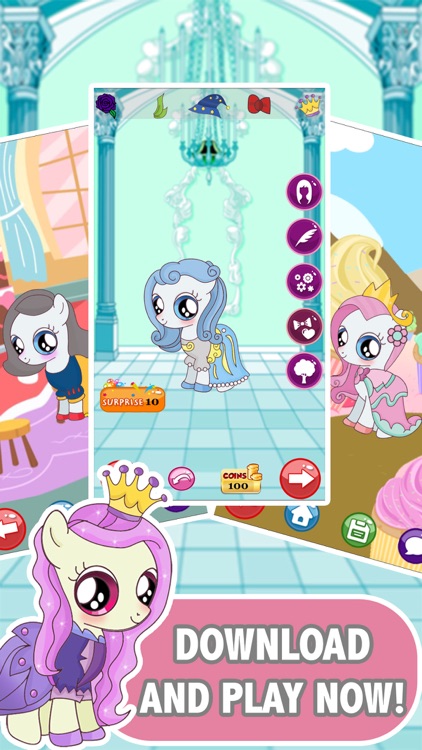 Dress Up Princess Pony Girl screenshot-3