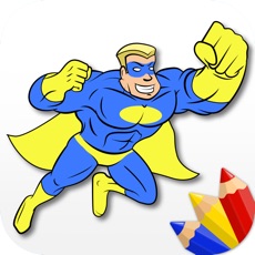 Activities of Superheroes - Coloring Book for Little Boys and Kids - Free Game