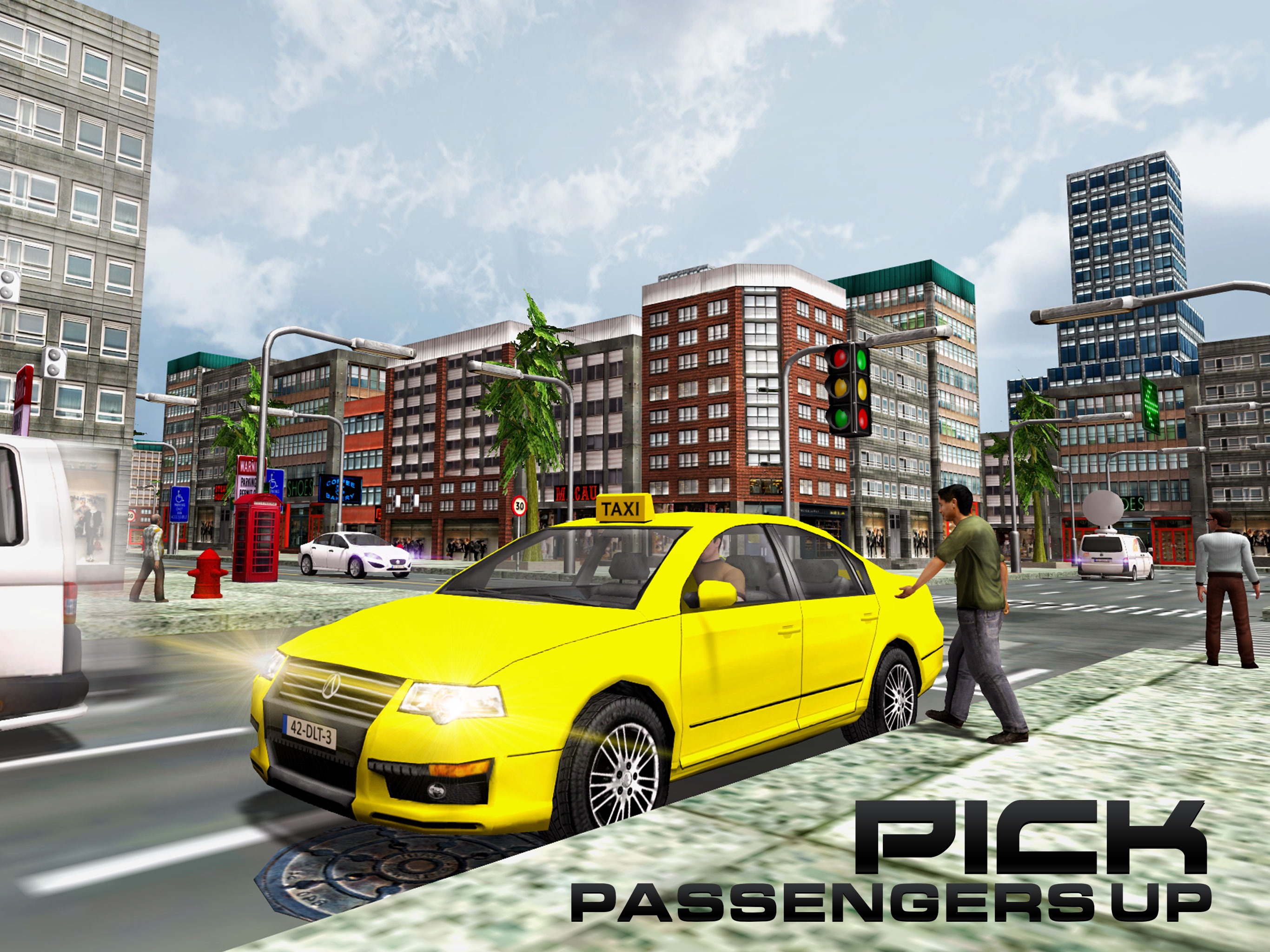 City Taxi Driver Simulator - 3D Yellow Cab Service ...