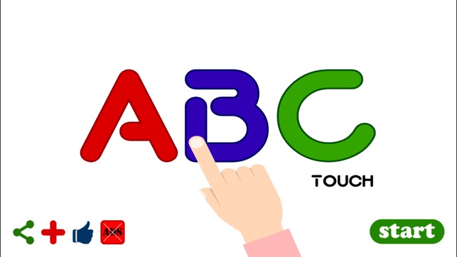 ABC Touch alphabet letters for preschool