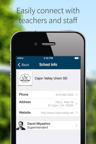 Cajon Valley USD screenshot 2