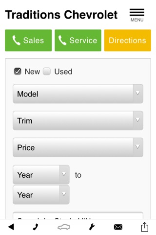 Traditions Chevrolet screenshot 3