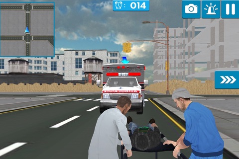 Ambulance Driver parking mania 3d Simulator game screenshot 2