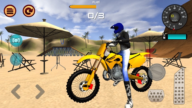 Motocross Beach Jumping 2 - Motorcycle Stunt & Trial Game