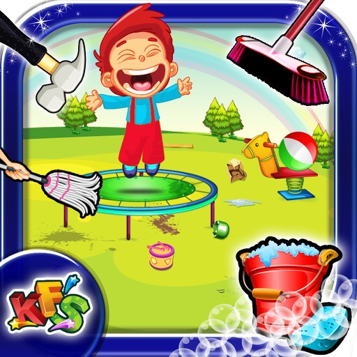 Playground Cleaning & Wash – Cleanup & fix the messy kid’s park icon