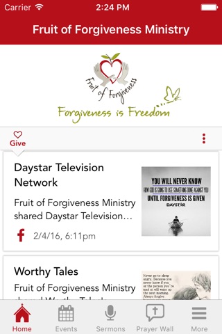 Fruit of Forgiveness Ministry screenshot 3