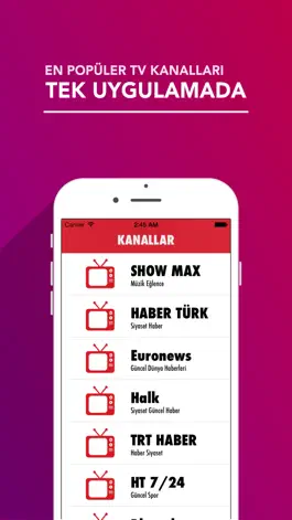 Game screenshot Canlı TV izle - Türkiyenin en sevilen televizyon kanalları aynı uygulamada mod apk