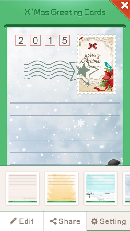 X'Mas Greeting Cards