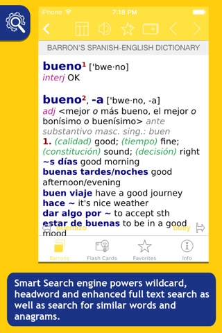 Barron’s Spanish-English Bilingual Dictionary screenshot 2