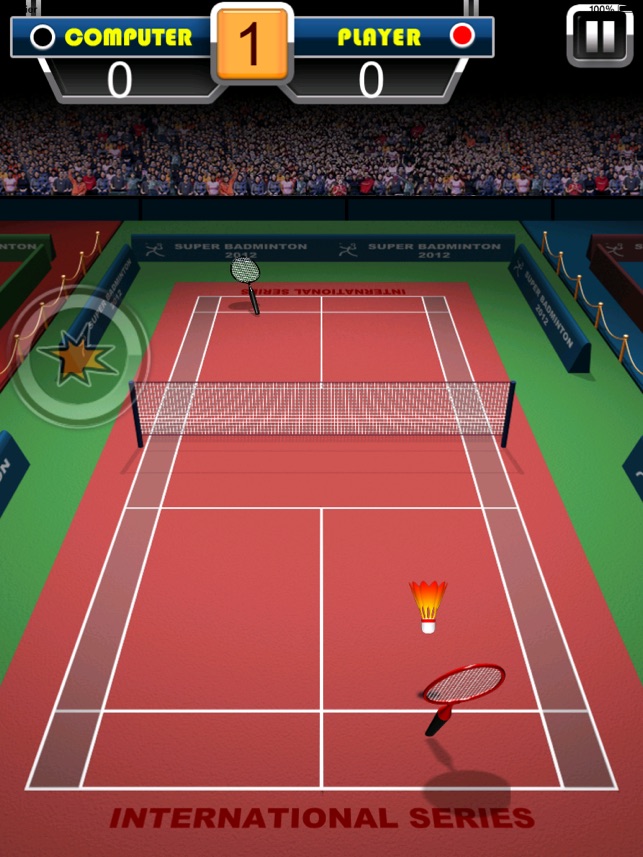 badminton computer game