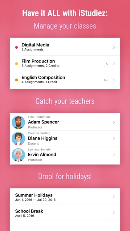 iStudiez LITE - Homework, Schedule, Grades screenshot-3