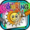 Coloring Book : Painting Pictures on Easy Draw With Kids Cartoon for Pro