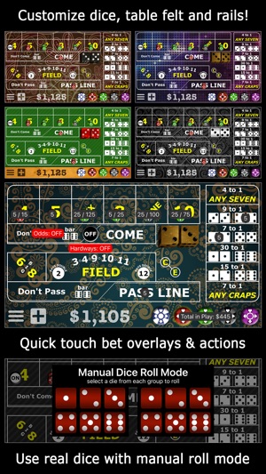 chart table t calculator 3D on Store App Craps Pro â€ŽCasino the