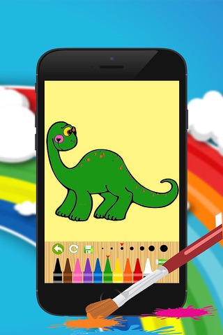Dinosaur Coloring Pages for Good Kid Games - Free screenshot 4