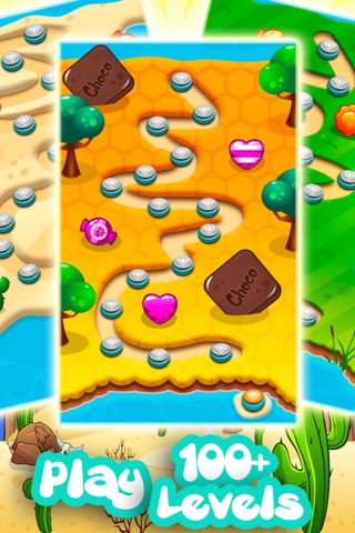 Nibbler Frog 2 - Gummy Candy Match 3 Puzzle, Free Sweet Games For Kids screenshot 3