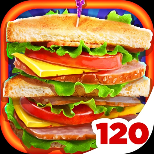 Club Sandwich Maker: Lunch Food Cooking Recipe for Kids Icon