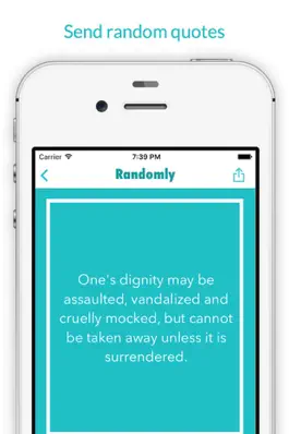 Game screenshot Randomly - Send random photos and quotes hack
