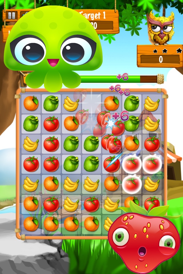 Fruit Burst Crush - Juice Fruit Pop Match 3 screenshot 2