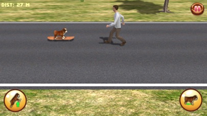 Bulldog on Skateboard 3D screenshot 2