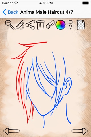Learning to Draw for Hairstyle screenshot 4