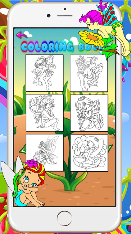 Fairy Coloring Books For Kids - Drawing Painting Princess Games