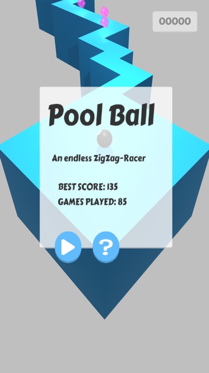 Pool Ball - Zig Zag And Collect Gems