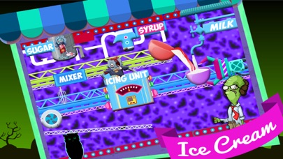 How to cancel & delete Zombie Ice Cream Factory Simulator - Learn how to make frozen snow cone,frosty icee popsicle and pops for zombies in this kitchen cooking game from iphone & ipad 2