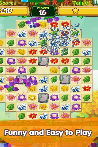 Flower Link Up Puzzle screenshot 2