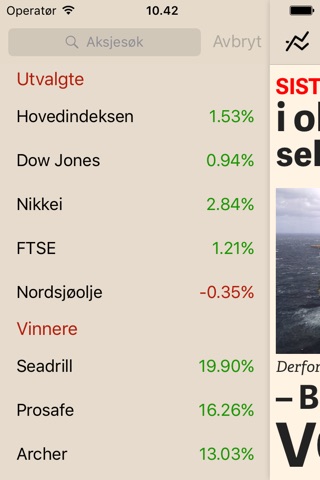 E24 - nyheter om økonomi screenshot 2