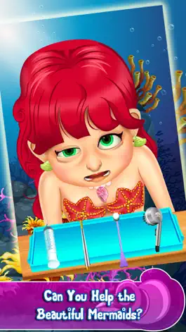 Game screenshot Mermaid Doctor Spa Salon - baby princess makeover world & make up care games for girls! mod apk