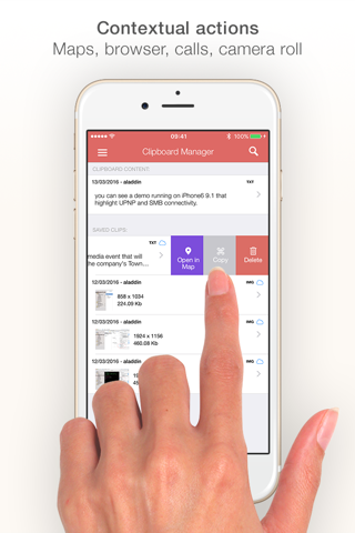 Clippo - Clipboard manager - náhled