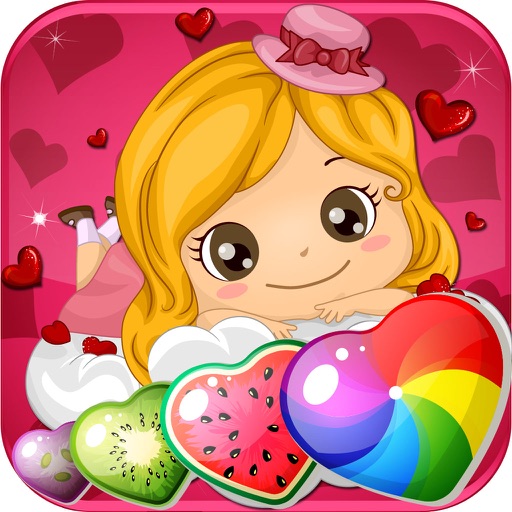 Fruit Heart Sweet Charm Heroes 3 Match Valentine Day