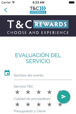 T&C Experience screenshot 3