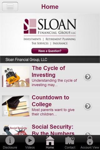 Sloan Financial Group screenshot 2