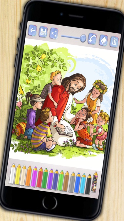 Bible coloring book to paint and color  - Premium