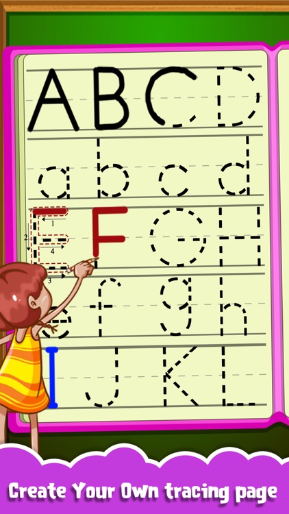 Kids Letters Tracing Worksheet screenshot-3