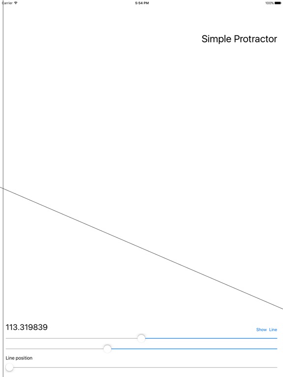 Télécharger Simple Protractor pour iPhone / iPad sur l'App Store
