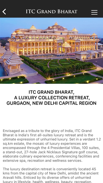 ITC Grand Bharat screenshot-4