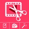 Video Editor Master - Reverse Movie Maker along with Slow Motion Video in this photo camera app