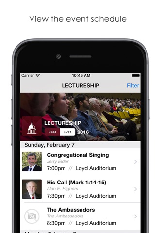 Annual Bible Lectureship screenshot 2