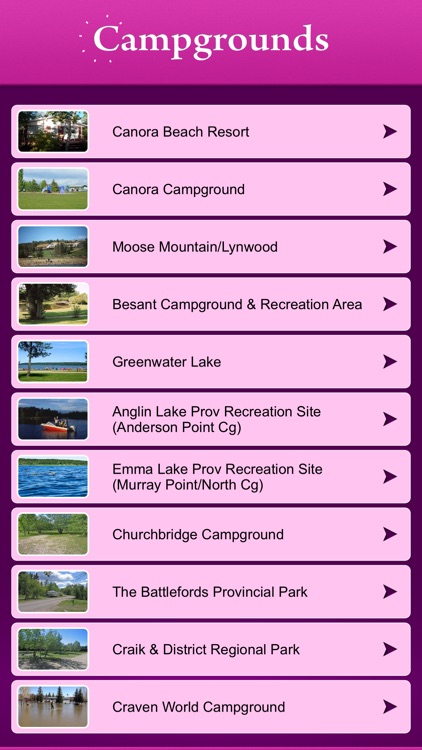 Saskatchewan Campgrounds and RV Parks screenshot-1